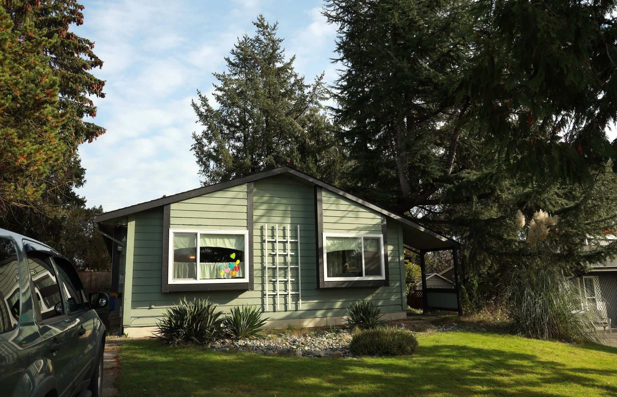 Single-family home in a suburban neighborhood